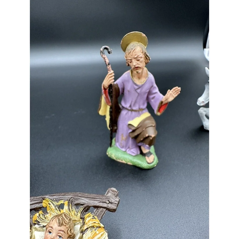 VTG Fontanini‎ Depose, Resin Nativity Set, Stamped Italy